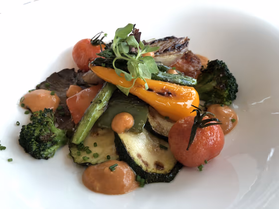 Parrillada de verduritas al grill